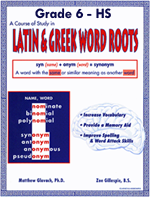 Latin & Greek Roots, Grade 6 - High School