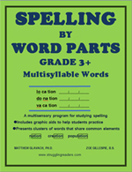 Spelling by Word Parts, Grade 3+ GA153
