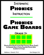 Phonics Word Sort Game Boards, Grade 3+