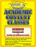 Academic Content Classes: Englash Classroom Vocabulary