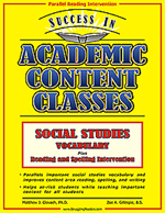 Academic Content Classes: Social Studies Vocabulary